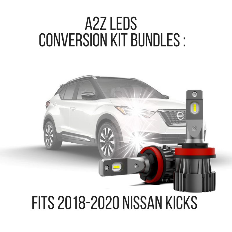 Fits Nissan Kicks 2017-2022 LED Conversion Kit Bundles - Free